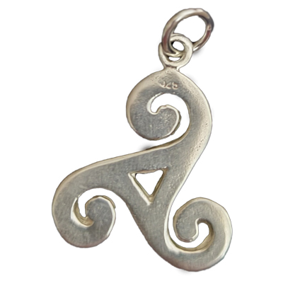 Imagen colgante plata trisquel
